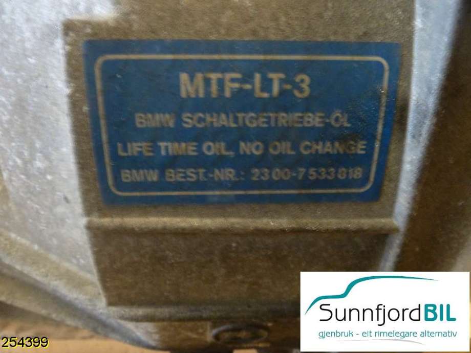 Girkasse manuell 6-trinn til BMW X3 2007-2010 (Fase 2) (E83) (E83) (BMW|23007533018||GS6X37DZ - HRG)