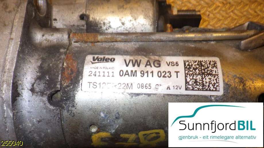 Starter til VW Golf VI, 2008-2012  (VOLKSWAGEN|0AM911023T)