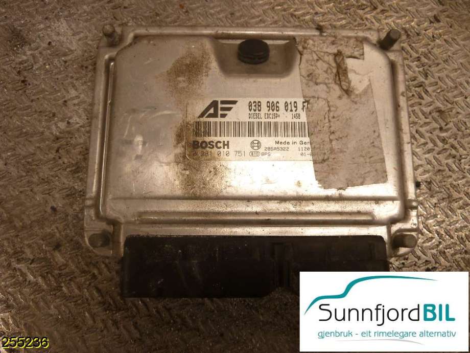 Styreenhet motor til VW Sharan, 2000-2010 (Type I, Fase 2)  (VOLKSWAGEN|03B 906 019FC)