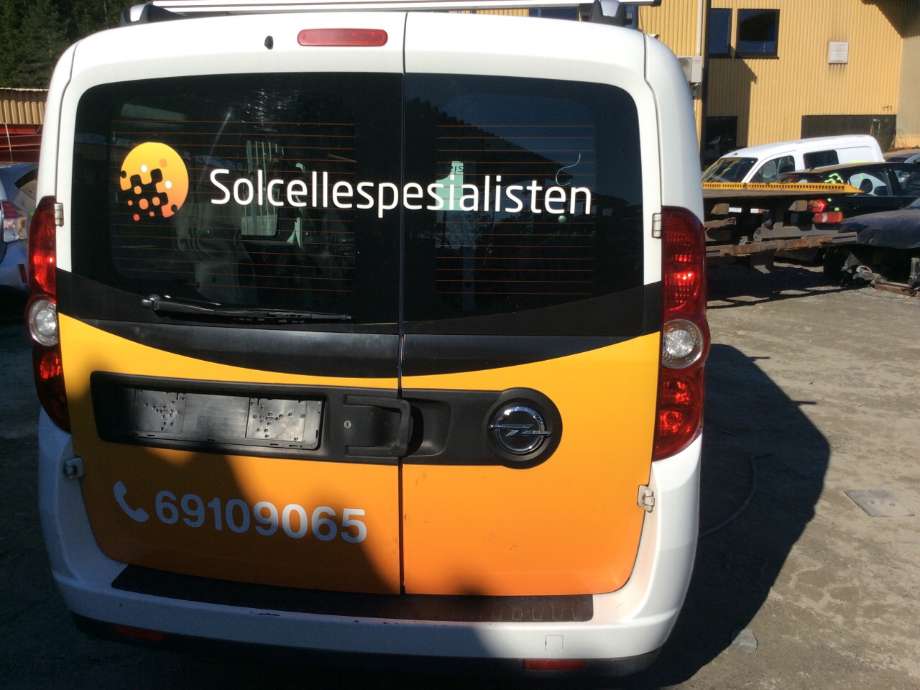 Dør høyre bak varebil til Opel Combo C, 2002-2011  (OPEL|95519554)