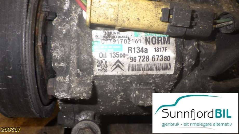 Aircondition kompressor til Citroën Jumpy 2007-2016 (Type II)  (CITROEN|6487 44|)