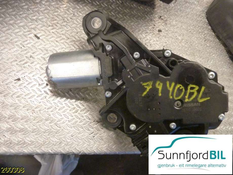 Viskermotor bakrute til Nissan Qashqai 2010-2014 (Type I, Fase 2)  (NISSAN|28710JD000|)