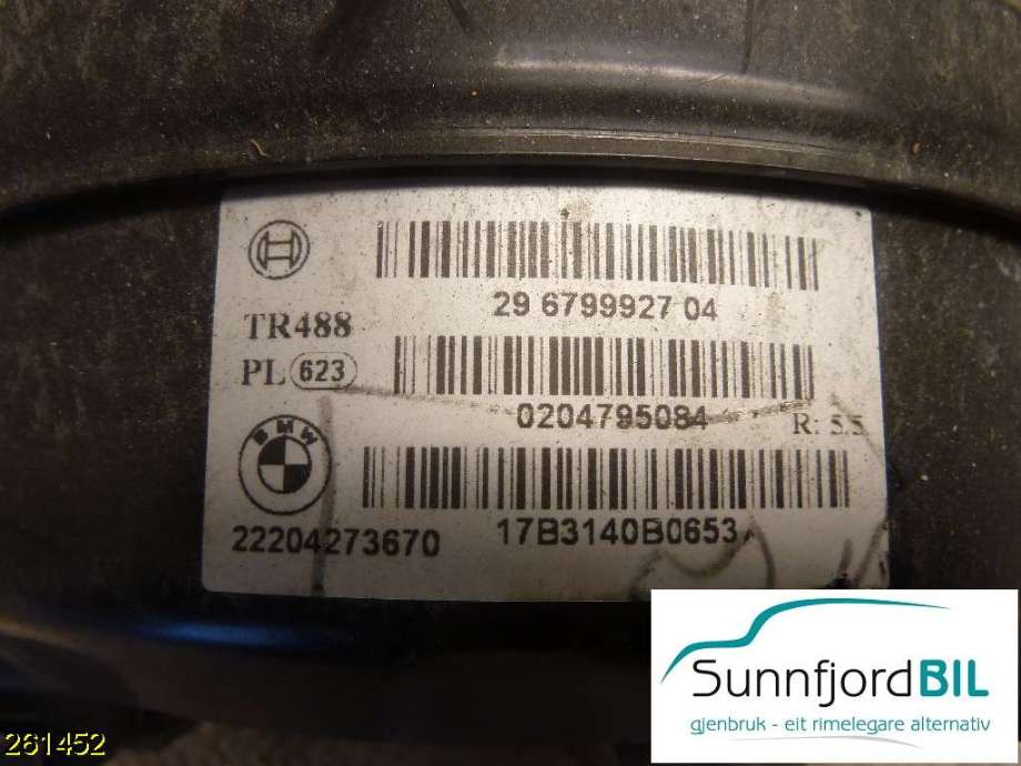 Bremsekraft-forsterker til BMW i3 2013-2022  (BMW|22204273670|)