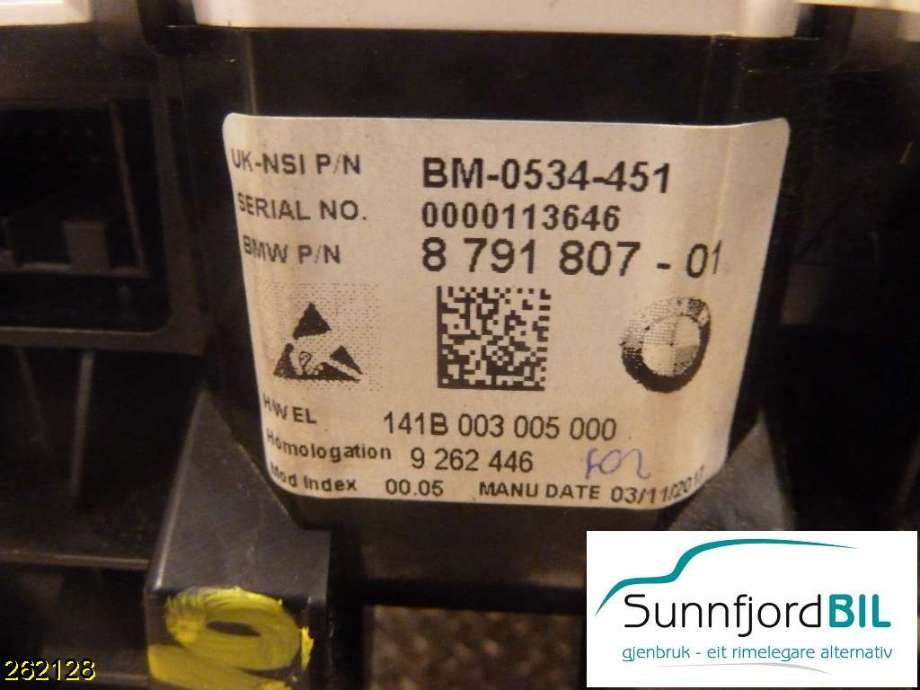 Instrument kjørecomputer til BMW i3 2013-2022  (BMW|BM0534451|)