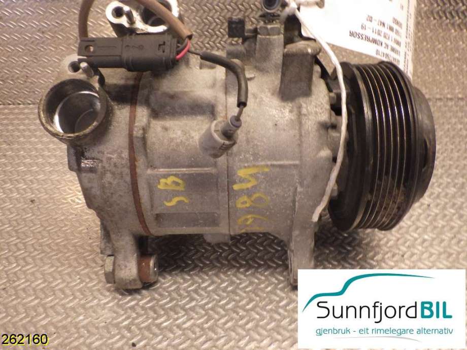 Aircondition kompressor til BMW 1-Serie 2011-2015 (Fase 1) (F20/F21) (F20/F21) (BMW|64 52 9 223 694||GE4472604710)