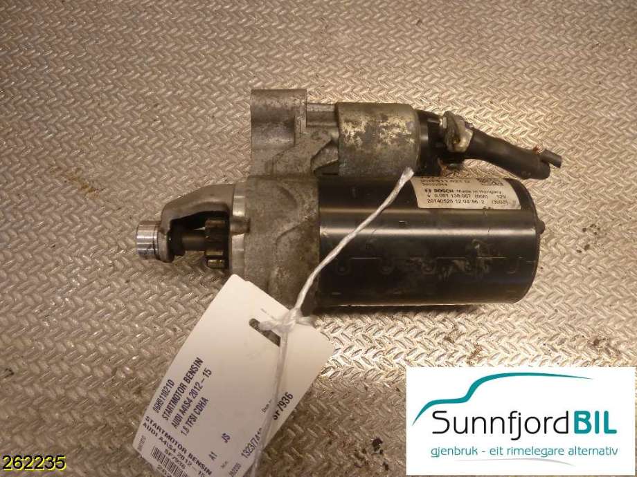 Starter til Audi A4 2007-2014 (Type IV) (B8) (B8) (AUDI|06H 911 021 D|06H 911 021 DX|)