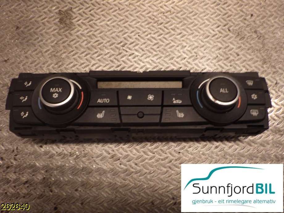 Varmeapparat betjening til BMW X1 2009-2015 (E84) (E84) (BMW|6411922185204|)