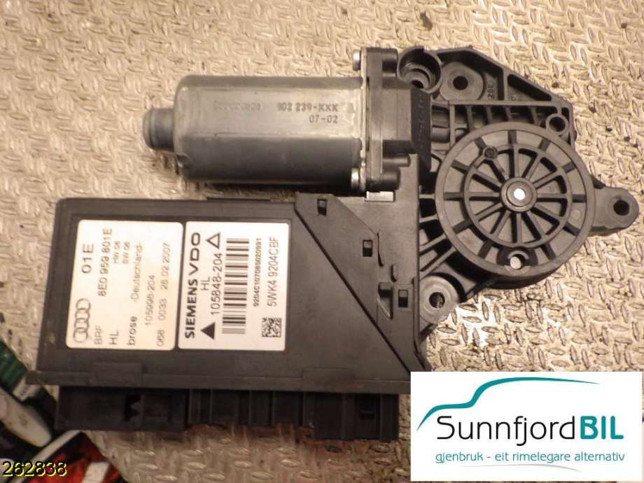 Ruteheis venstre til Audi A4 2004-2008 (Type III) (B7) (B7) (AUDI|8E0959801E|)