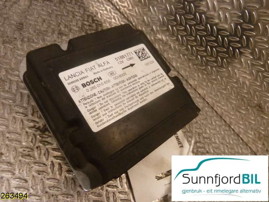 Airbag elektronikk til Fiat Doblo, 2010-->> (Type II)  (FIAT|51881771)