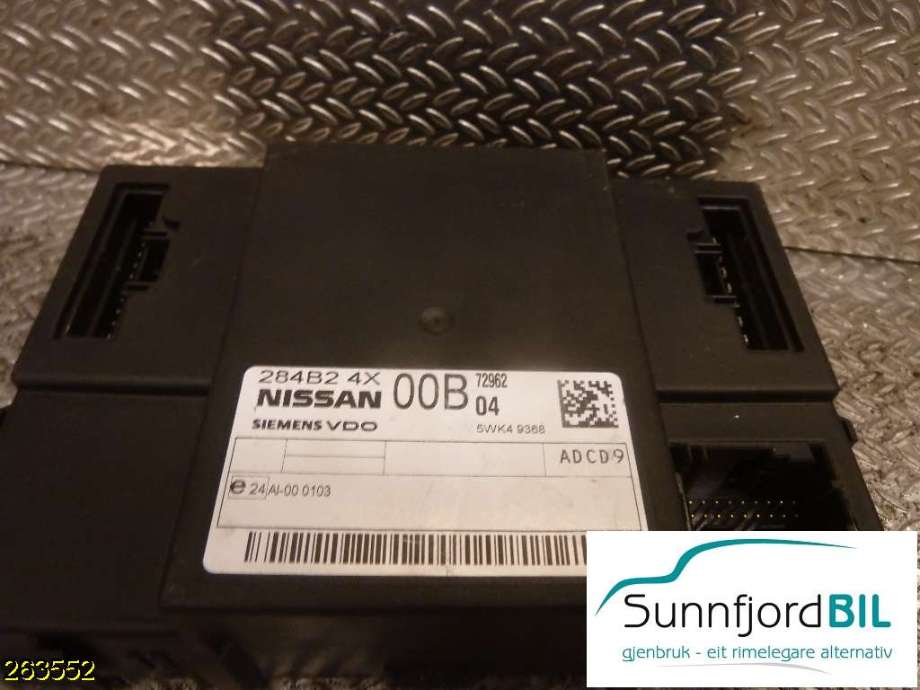 Styreenhet comfort (BCM) til Nissan Pathfinder 2005-2010 (Fase 1) (R51) (R51) (NISSAN|284B24X|)