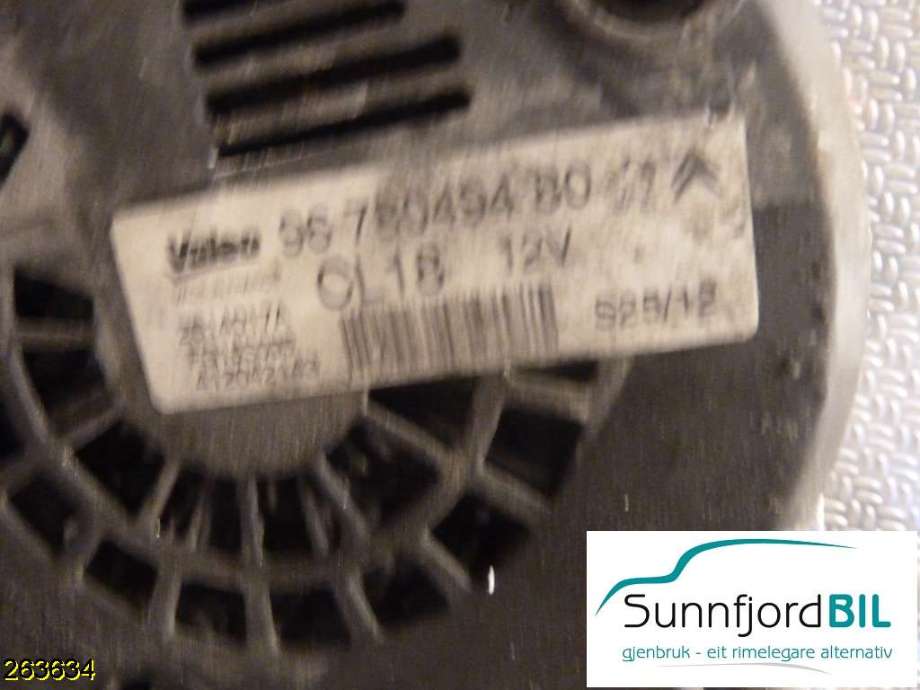 Dynamo til Fiat Scudo 2007-2017 (Type II)  (FIAT|9678049480|)