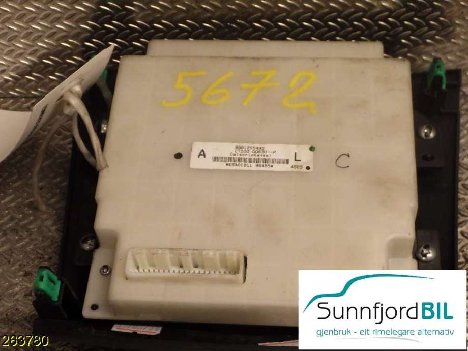 Varmeapparat betjening til Isuzu D-Max 2012-2017 (Type II, Fase 1) (ISUZU|2750000B30|)