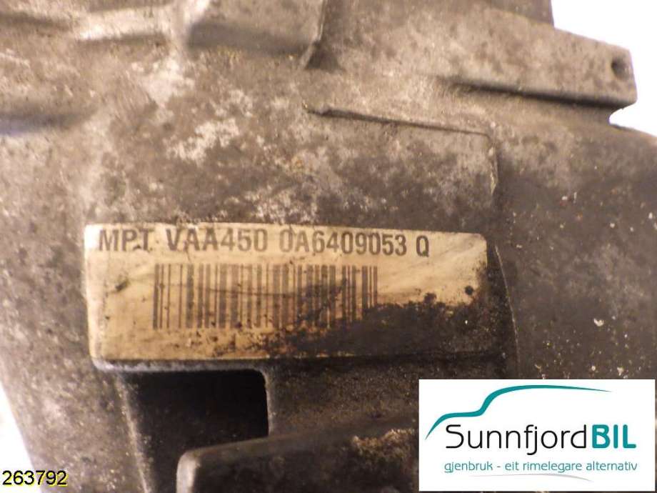 Girkasse 4WD fordelingskasse til VW Tiguan, 2007-2011 (Type I, Fase 1)  (VOLKSWAGEN|0A6 409 053 AG)