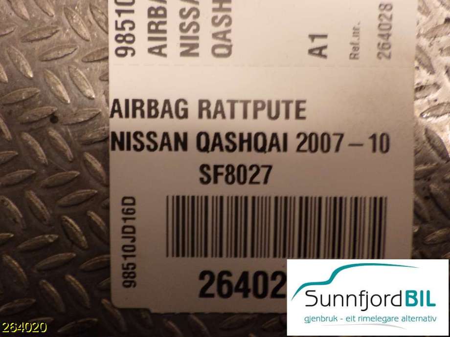 Ratt til Nissan Qashqai 2007-2010 (Type I, Fase 1) (NISSAN|48430JD01D|)
