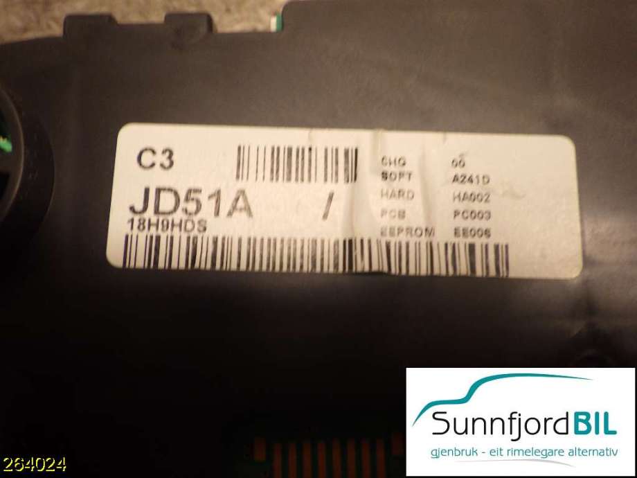 Instrumentpanel til Nissan Qashqai 2007-2010 (Type I, Fase 1)  (NISSAN|JD51A|)