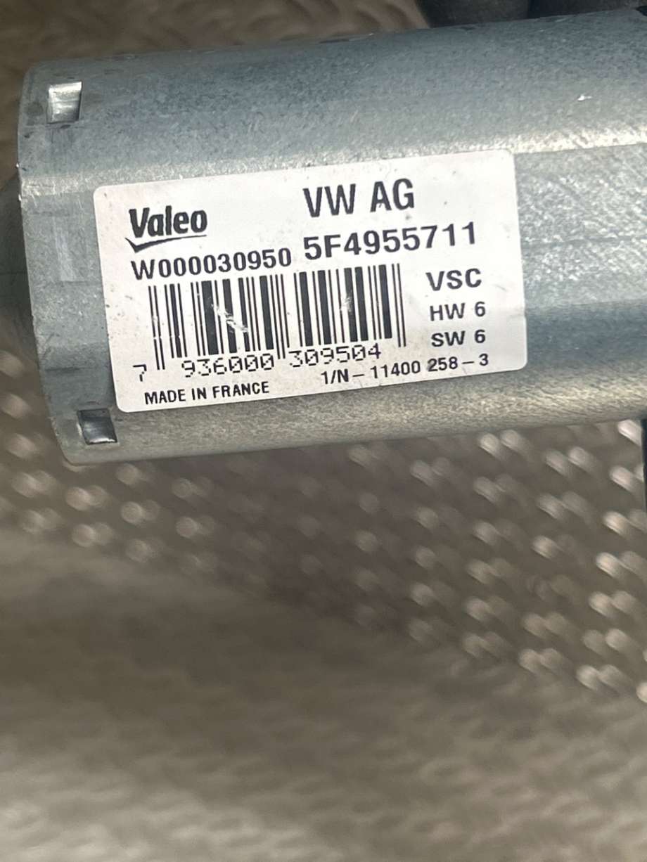 Viskermotor bakrute til Škoda Octavia 2013-2016 (Type III, Fase 1)  (SKODA|5F4955711A|W000030950|5F4955711)