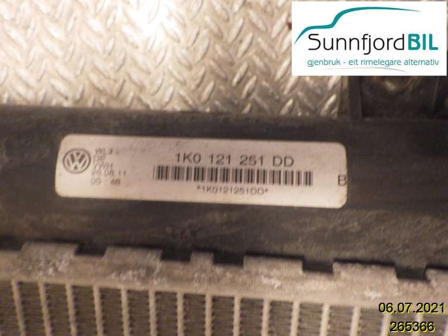 Radiator (automat gir) til Škoda Octavia, 2009-2013 (Type II, Fase 2)  (SKODA|1K0121251DD)