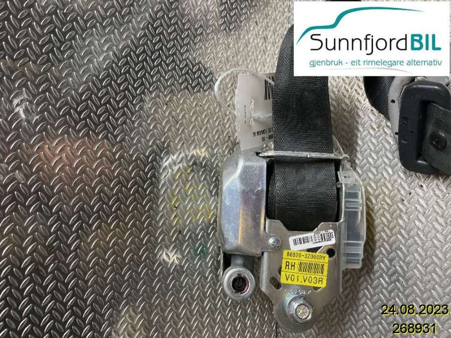 Sikkerhetsbelte foran høyre til Hyundai i40 2012-2017 (HYUNDAI|888203Z000RY|)