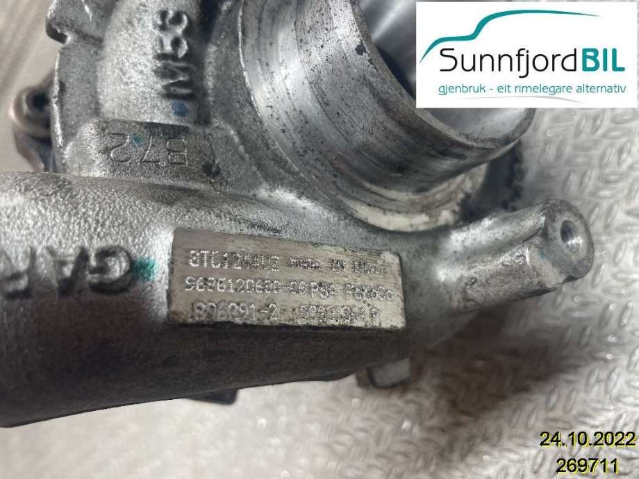 Turbo til Volvo V70 2014-2016 (Type III, Fase 2)  (VOLVO|36010147|GTC1244VZ|)