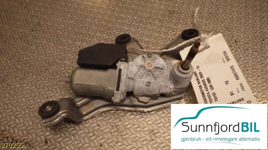 Viskermotor bakrute til Toyota Avensis, 2009-2015 (Type III, Fase 1) (TOYOTA|)