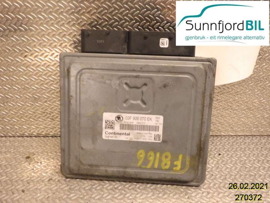 Styreenhet motor til Škoda Fabia, 2010-2014 (Type II, Fase 2) (SKODA|03F906070EK)