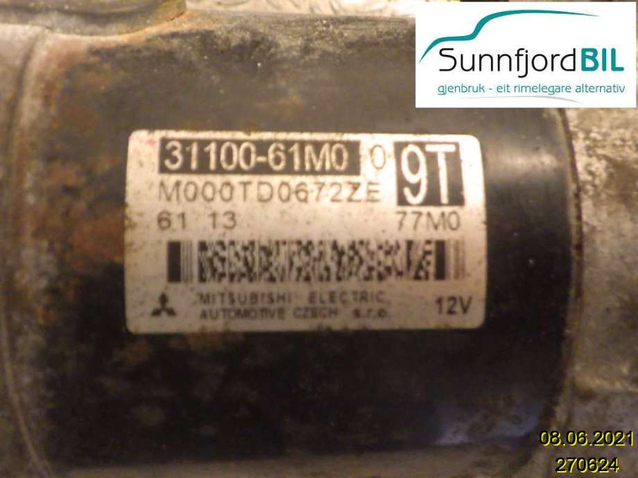 Starter til Suzuki SX4 S-CROSS 2013-->> (Type II)  (SUZUKI||31100 61M0)
