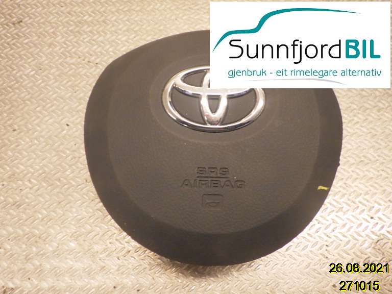 Airbag rattpute til Toyota Yaris 2012-2014 (Type III, Fase 1) (TOYOTA|450190D420|)