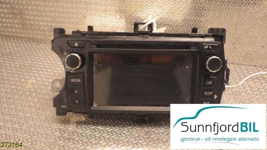 Bilstereo til Toyota Yaris, 2012-2014 (Type III, Fase 1) (TOYOTA|)