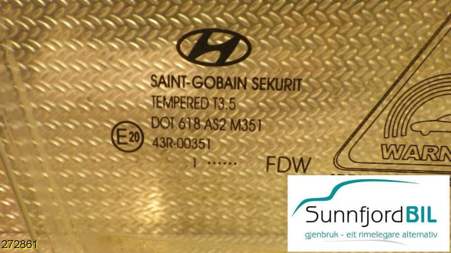 Siderute høyre foran til Hyundai i30 2007-2012 (Type I) (HYUNDAI|)