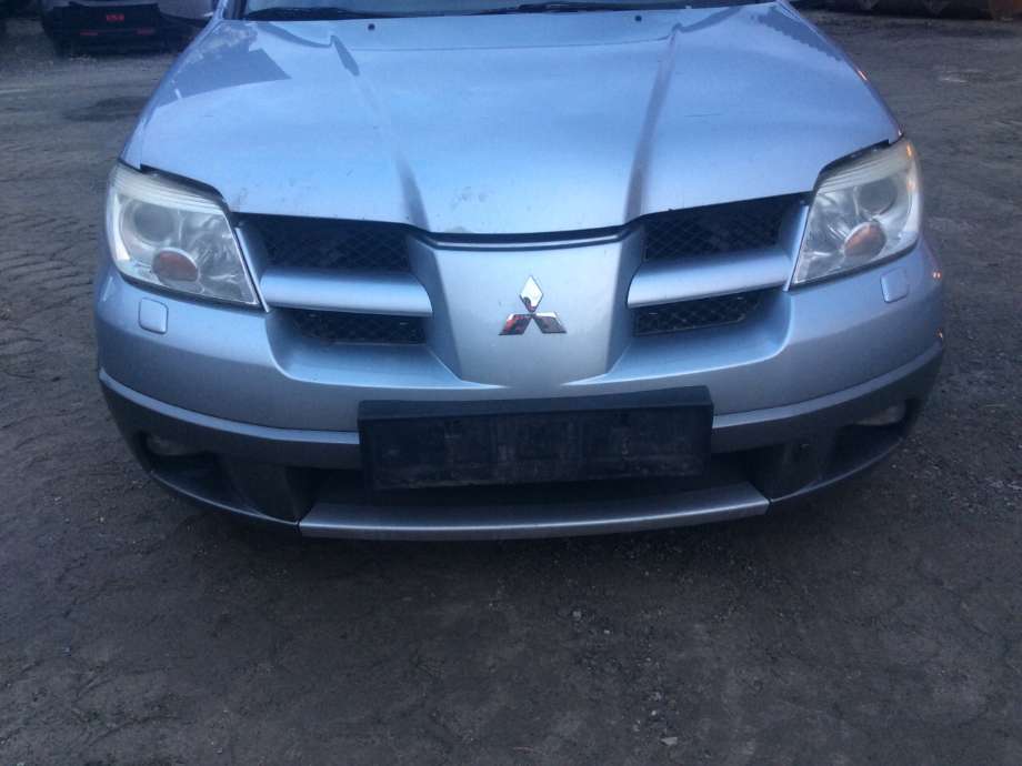 Støtfanger foran til Mitsubishi Outlander, 2003-2006 (Type I)  (MITSUBISHI|MN186471HA)