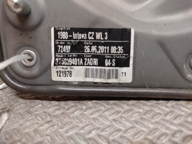 Ruteheis til Škoda Superb 2008-2015 (Type II)  (SKODA|3T0839461||3T5839401A)