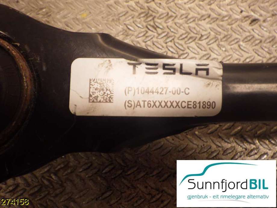 Bærebru venstre bak til Tesla Model 3 2018-2023 (Fase 1)  (TESLA|1044427-00-C|)