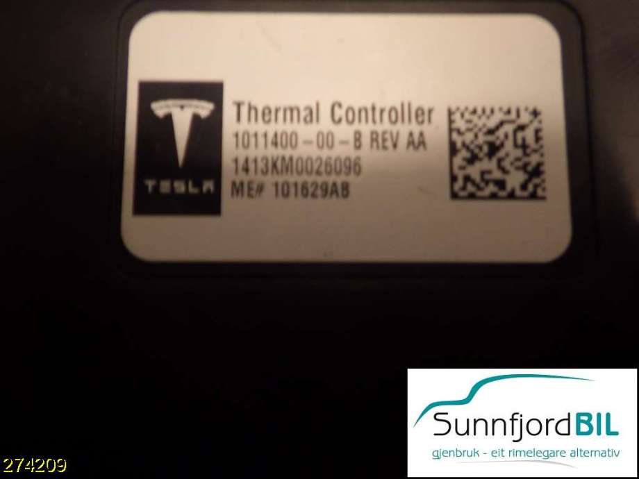 Styreenhet klima/aircondition til Tesla Model S 2013-2016 (Fase 1)  (TESLA|101629AB|)