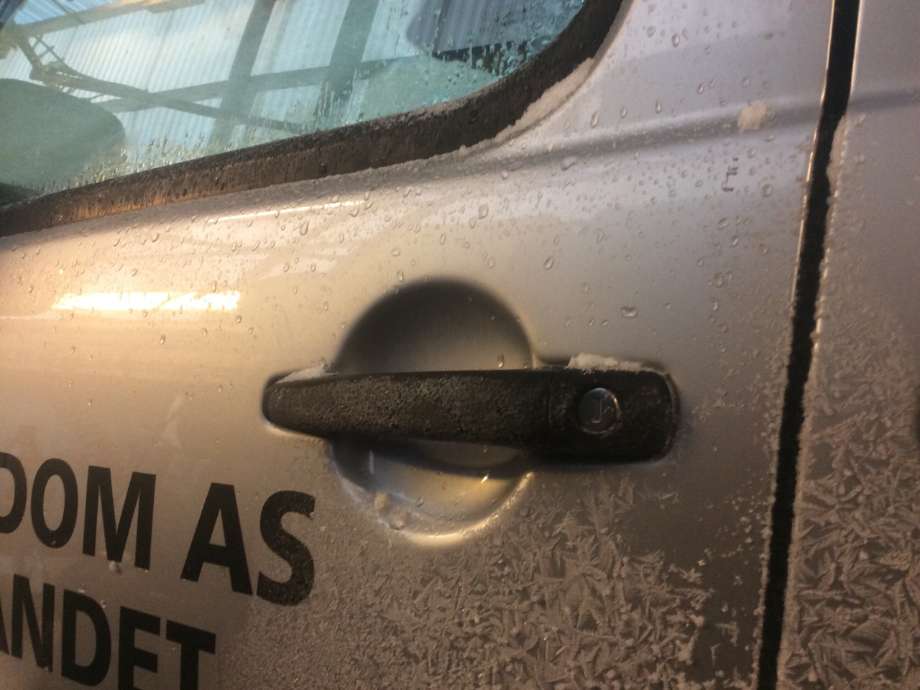 Dørhåndtak utv venstre foran til Peugeot Expert, 2007-2016 (Type II)  (PEUGEOT|)