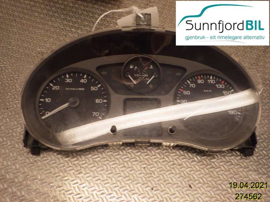Instrumentpanel til Peugeot Expert, 2007-2016 (Type II)  (PEUGEOT|)
