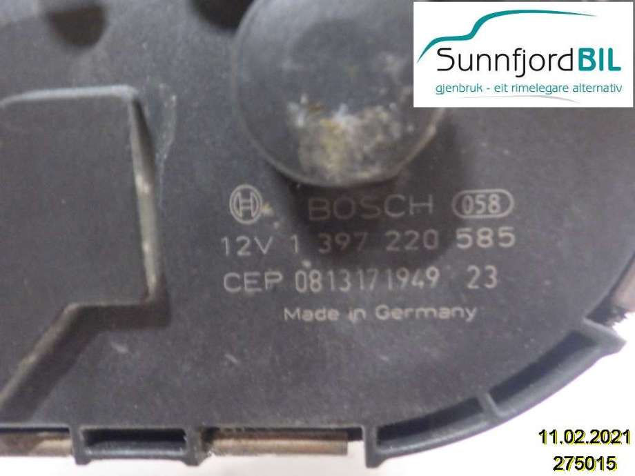 Viskermotor frontrute til Volvo V50 2007-2012 (Fase 2)  (VOLVO|1397220585|)