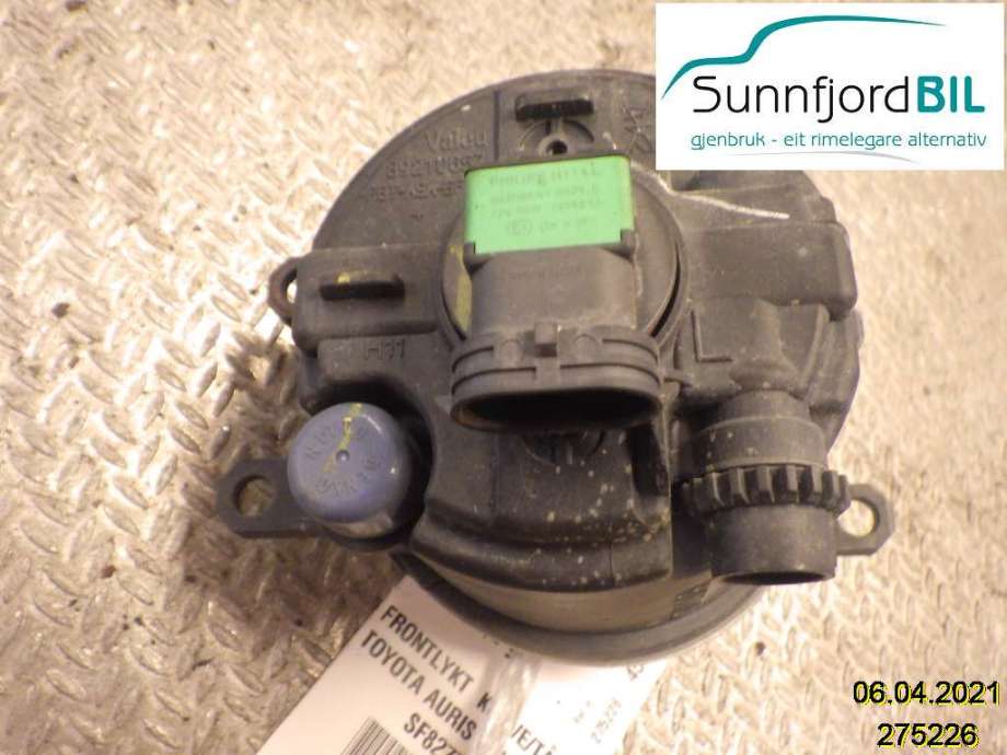 Tåkelykt venstre foran til Toyota Auris 2010-2012 (Type I, Fase 2) (TOYOTA|)