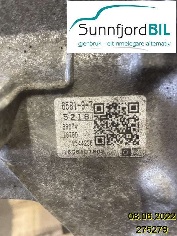 Girkasse automat til Peugeot 2008 2013-2019 (Type I)  (PEUGEOT|98 074 187 80|)