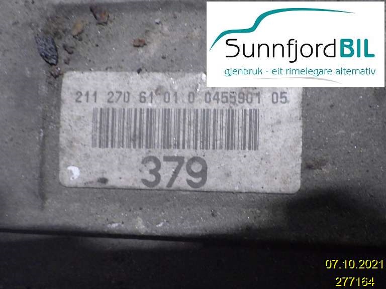 Girkasse automat til Mercedes E-Klasse 2006-2009 (Fase 2) (W211) (W211) (MERCEDES|A 211 270 62 01|A 211 270 68 02|A 211 270 97 01)