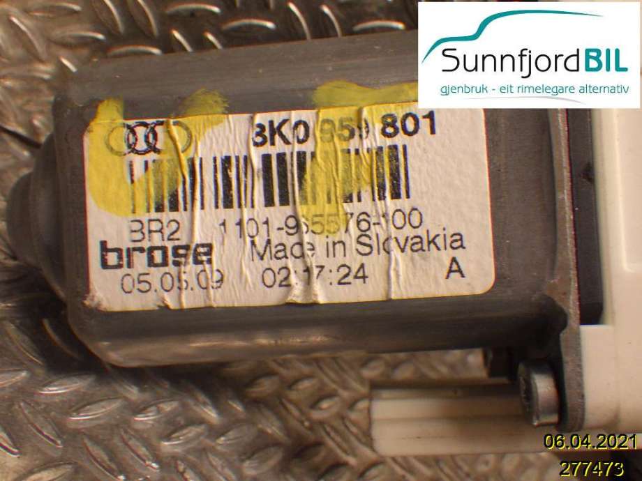 Ruteheis venstre til Škoda Superb 2008-2015 (Type II) (SKODA|8K0959801|)