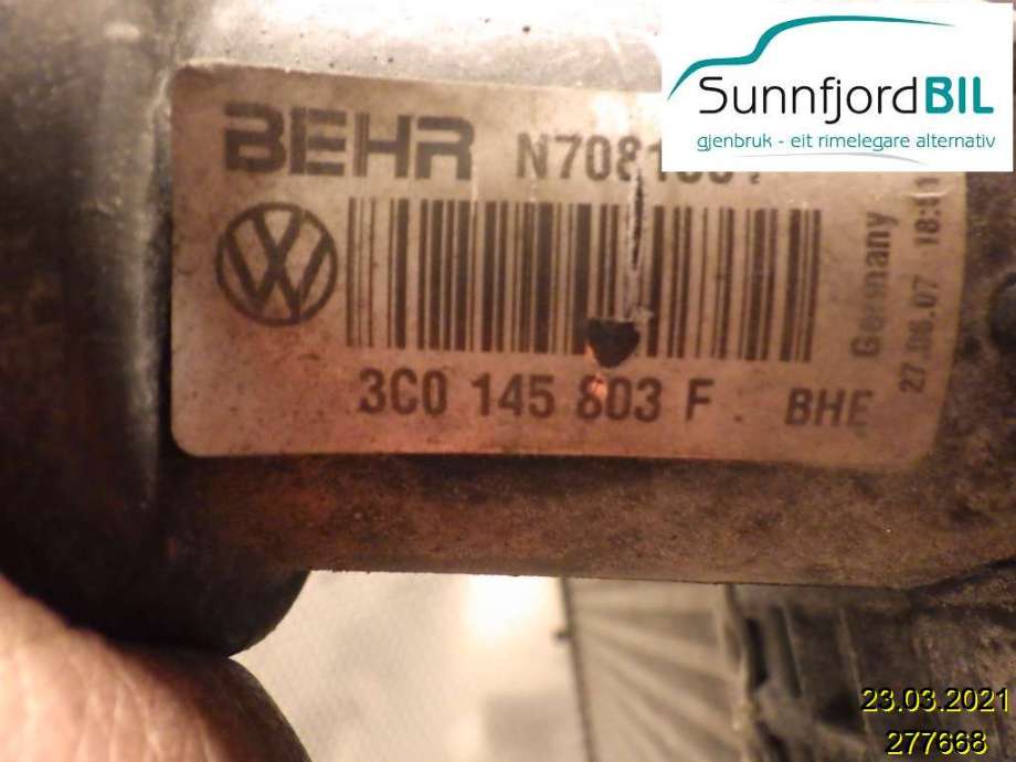 Intercooler til VW Passat 2005-2010 (B6) (B6) (VOLKSWAGEN|3C0 145 803 F|)