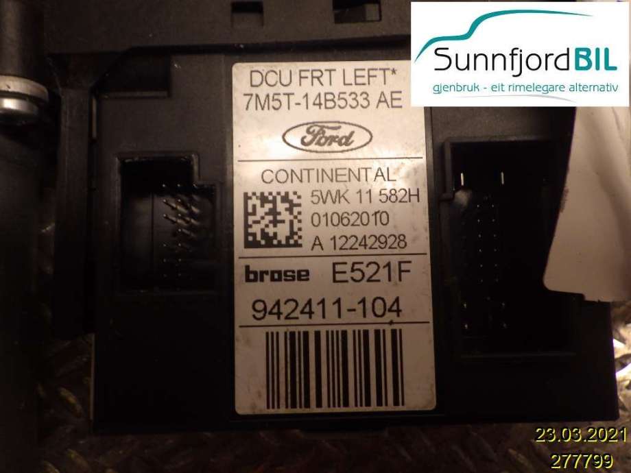 Ruteheis venstre til Ford Kuga, 2008-2012 (Type I) (FORD|7M5T14B5333AE)