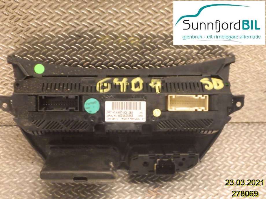 Varmeapparat betjening til Ford C-Max 2010-2015 (Type II, Fase 1)  (FORD|AM5T18C612BE|)