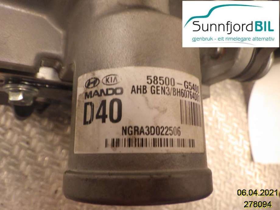 ABS sentral til Kia Niro, 2016-2021  (KIA|58500G5400)