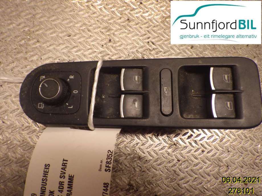 Bryter ruteheis til VW Amarok, 2016-2022 (Type I, Fase 2)  (VOLKSWAGEN|2H0867469)