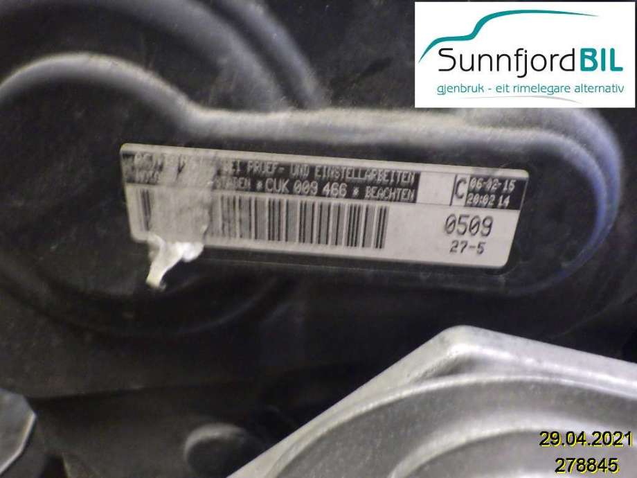 Motor bensin til VW e-Golf 2014-2017 (Fase 1)  (VOLKSWAGEN|CUKB|04E100099A|)