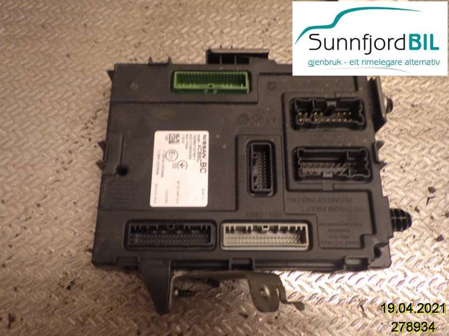 Styreenhet comfort (BCM) til Nissan Qashqai, 2014-2021 (Type II)  (NISSAN|284B14CB8C)