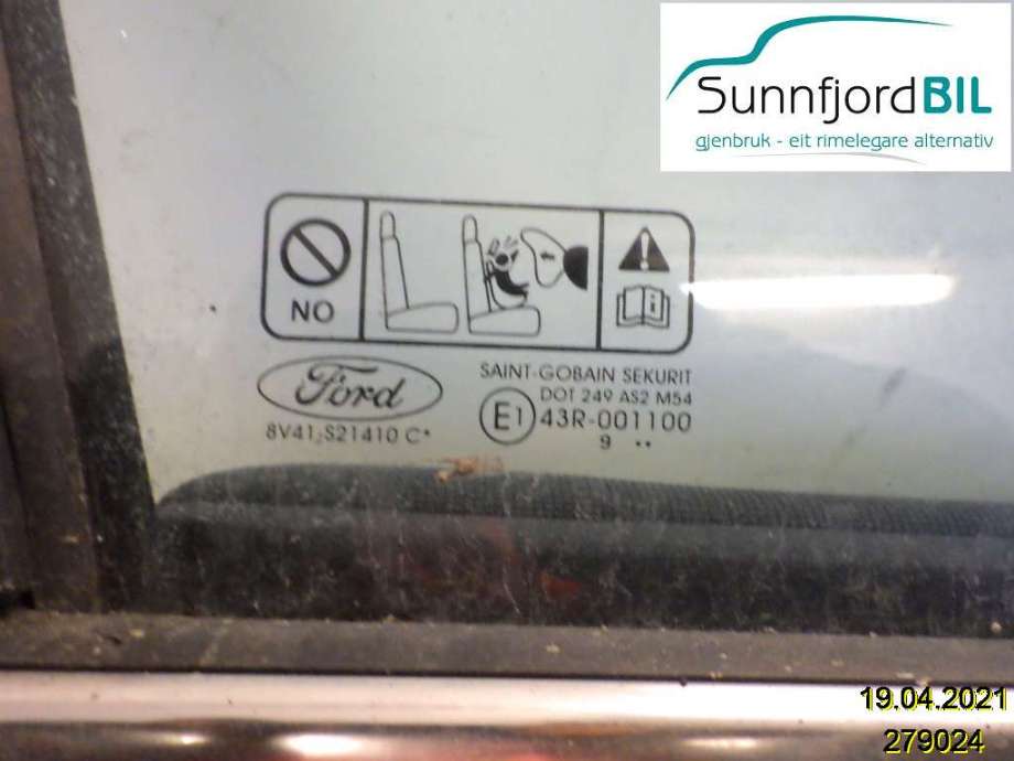 Siderute høyre foran til Ford Kuga 2008-2012 (Type I)  (FORD||43R001100)