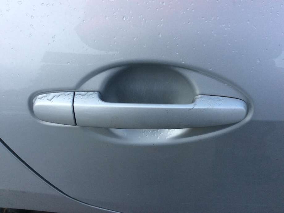 Dørhåndtak utv høyre foran til Toyota Auris, 2010-2012 (Type I, Fase 2)  (TOYOTA|)