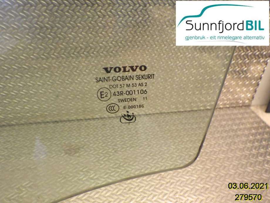 Siderute venstre foran til Volvo V60 2010-2013 (Type I, Fase 1)  (VOLVO|43R001106|)